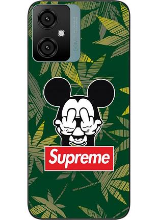 Силиконовый чехол epik для oscal c70 с картинкой микки supreme