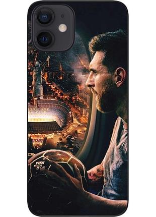 Силиконовый чехол бампер epik для iphone 12 mini с картинкой месси