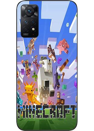 Оригинальный чехол для xiaomi redmi note 11 pro с картинкой майнкрафт