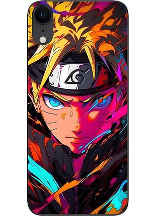 Силіконовий чохол epik для iphone xr з картинкою яскравий наруто