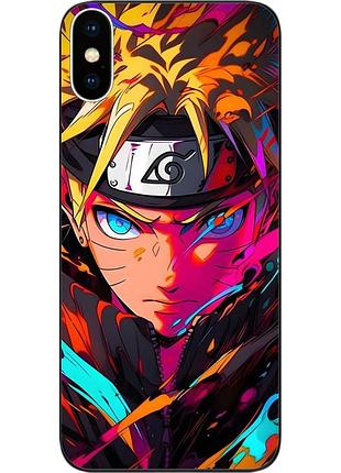 Силіконовий чохол epik для iphone x з картинкою яскравий наруто