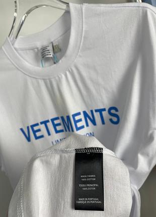 Футболка vetements 5