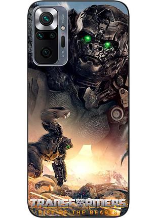 Силіконовий чохол epik для xiaomi redmi note 10 pro з картинкою ейплінк трансформери звердоботи