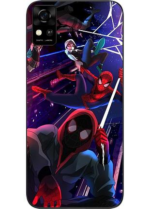 Силіконовий чохол epik для zte blade a31 з картинкою павук через вселені