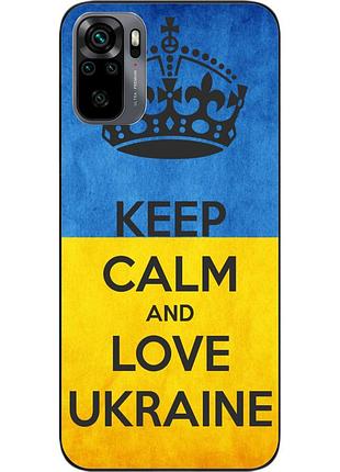 Силіконовий чохол epik для xiaomi redmi note 10s з картинкою keep calm