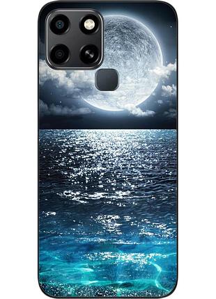 Чохол силіконовий epik для infinix smart 6 з картинкою місяць