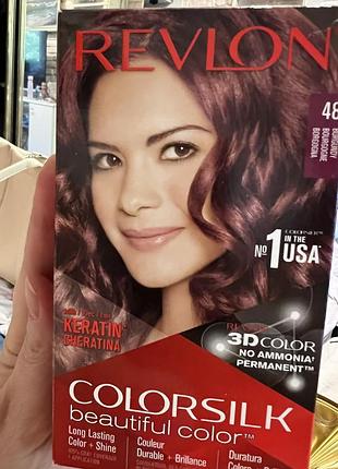 Фарба для волосся revlon colorsilk 48 burgundy нова