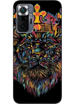Силиконовый чехол для xiaomi redmi note 10 pro с картинкой король лев