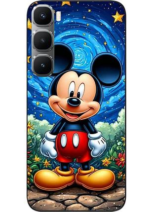 Чехол силиконовый epik для infinix hot 60 pro plus (x6886) с изображением микки маус под звездным небом