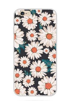 Эксклюзивный чехол для iphone 6 / 6s с картинкой ромашки