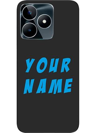 Саме чохол epik для realme c53 nfc бампер із ім'ям друк на чохлі