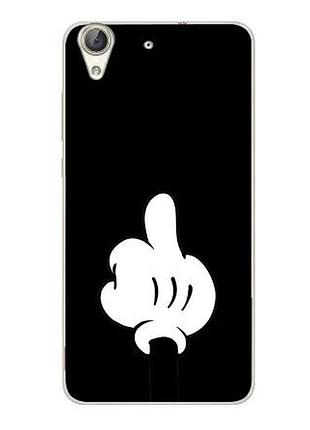 Силиконовый чехол для huawei y6 ii с картинкой рука