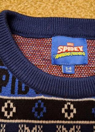 Світер, светр  spidey 5-6 років 3