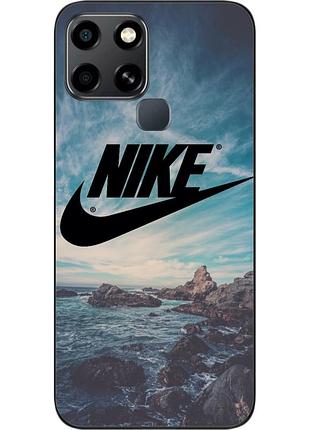 Силиконовый чехол epik для infinix smart 6 с картинкой nike