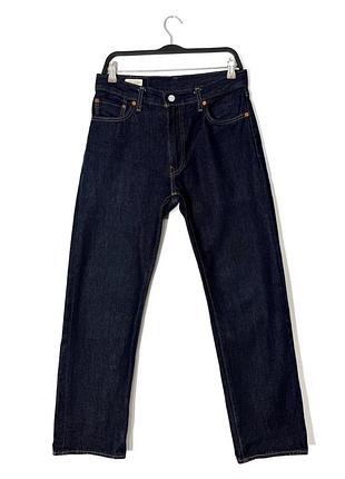 Сині чоловічі джинси кольору індиго levi’s levis 555 premium w30l30