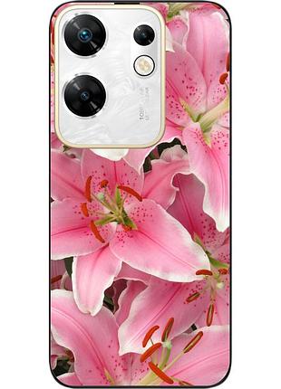 Силиконовый чехол epik для infinix zero 30 4g с картинкой лилии