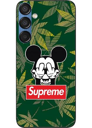 Силиконовый чехол epik для samsung m15 5g galaxy m156 с картинкой микки supreme
