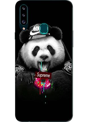 Силиконовый чехол с рисунком для samsung a20s galaxy a207f панда