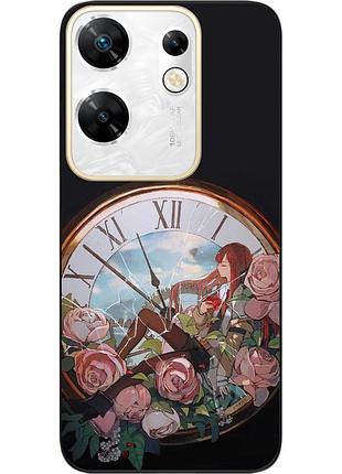 Силіконовий чохол epik для infinix zero 30 4g з картинкою курісу в годиннику