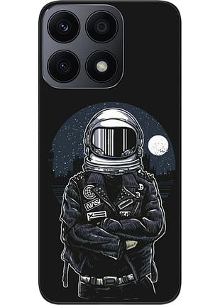 Силиконовый чехол бампер epik для honor x8a с картинкой космонавт и луна