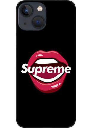 Силиконовый чехол epik для iphone 13 с картинкой губы