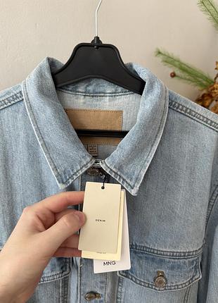 Джинсова куртка, джинсовка mango mng denim jacket 7