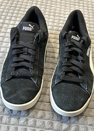 Жіночі чорні кеди puma 2