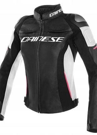 Мотокуртка dainese racing 3 lady фуксія,розмір 38, стан новий