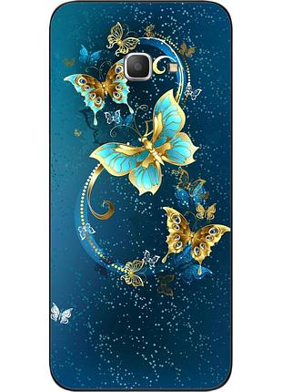 Чехол силиконовый для samsung j5 prime galaxy g570 с картинкой бабочки