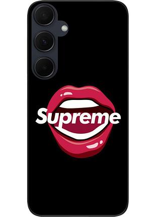 Силиконовый чехол epik для samsung a55 5g galaxy a556b с картинкой губы
