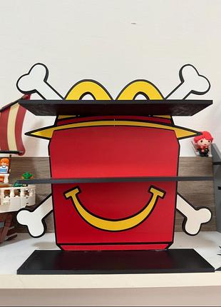 Підставка для фігурок spongebob one piece mcdonalds, стенд для фігурок спанч боб ван піс макдональдс