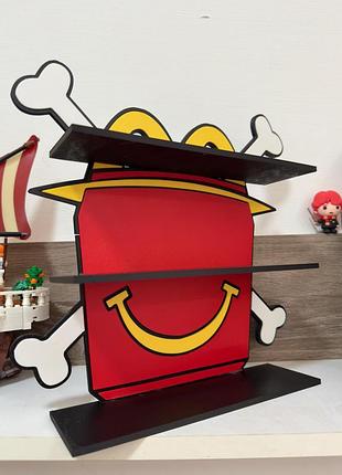 Підставка для фігурок spongebob one piece mcdonalds, стенд для фігурок спанч боб ван піс макдональдс 2