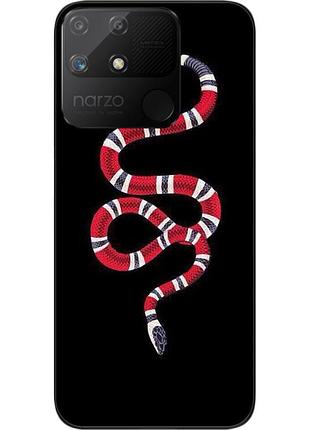 Силіконовий чохол epik для realme narzo 50a з картинкою змія