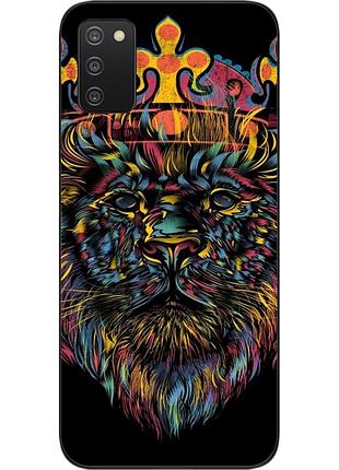 Силиконовый чехол для samsung a03s galaxy a037 с картинкой король лев