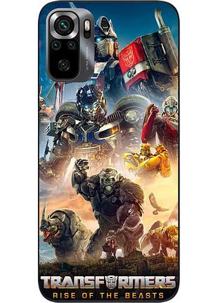 Силиконовый чехол epik для xiaomi poco m5s с картинкой трансформеры