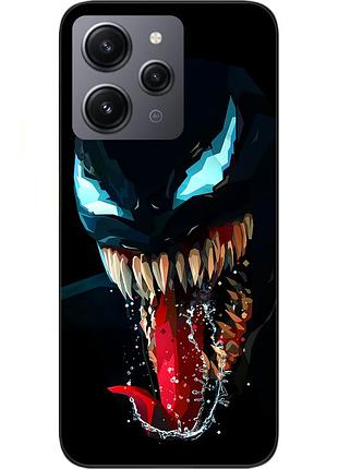 Силиконовый чехол для xiaomi redmi 12 с картинкой страшный веном