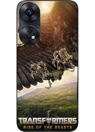Силіконовий чохол epik для oppo reno 8t 4g з картинкою ейрейзор трансформери звероботи