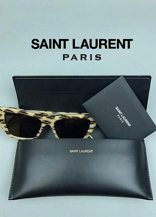 Окуляри анімал принт saint laurent