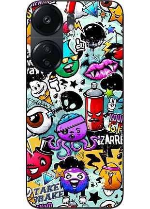 Силіконовий чохол epik для xiaomi poco c65 з картинкою стикери