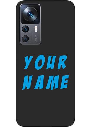 Саме чохол epik для xiaomi 12t/12t pro бампер із ім'ям друк на чохлі
