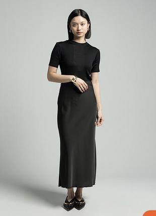 Louloustudio стильна футболка в рубчик  трикотажна