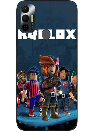 Силіконовий чохол для tecno spark 7 з картинкою роблокс
