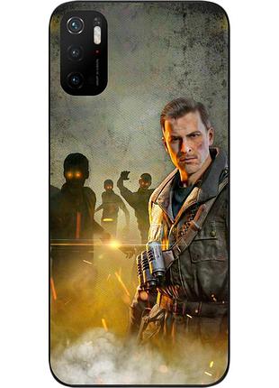 Чехол силиконовый epik для xiaomi poco m3 pro с картинкой call of duty tank dempsey танк