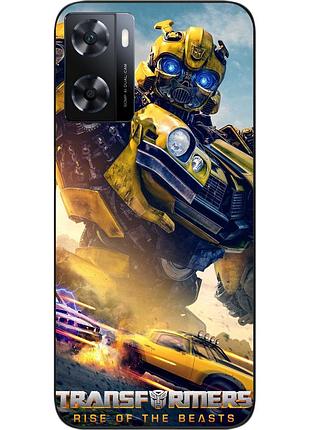 Силіконовий чохол epik для oppo a57s з картинкою бамблбі трансформери