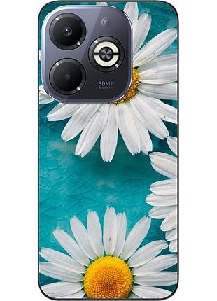 Силіконовий чохол epik для infinix smart 8 plus (x6526) з картинкою ромашки