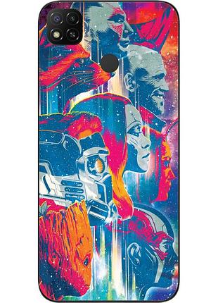 Силіконовий чохол epik для xiaomi redmi 9c з картинкою стражі галактики арт