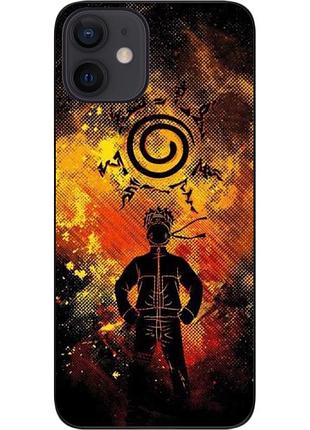 Силіконовий чохол epik для iphone 12 mini з картинкою золотий наруто