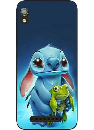Силіконовий чохол бампер для zte blade x3 / a452 з картинкою стіч