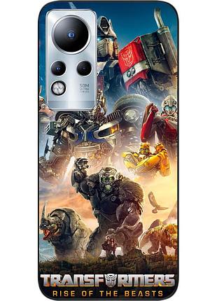 Силіконовий чохол epik для infinix note 11 з картинкою трансформери