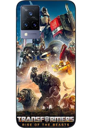 Силиконовый чехол epik для vivo v21 с картинкой трансформеры